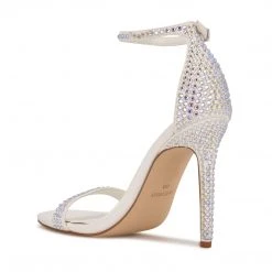 Nine West Metallic Mindset Toria Ankle Strap Sandals 9 Nine West Metallic Mindset Toria Ankle Strap Sandals