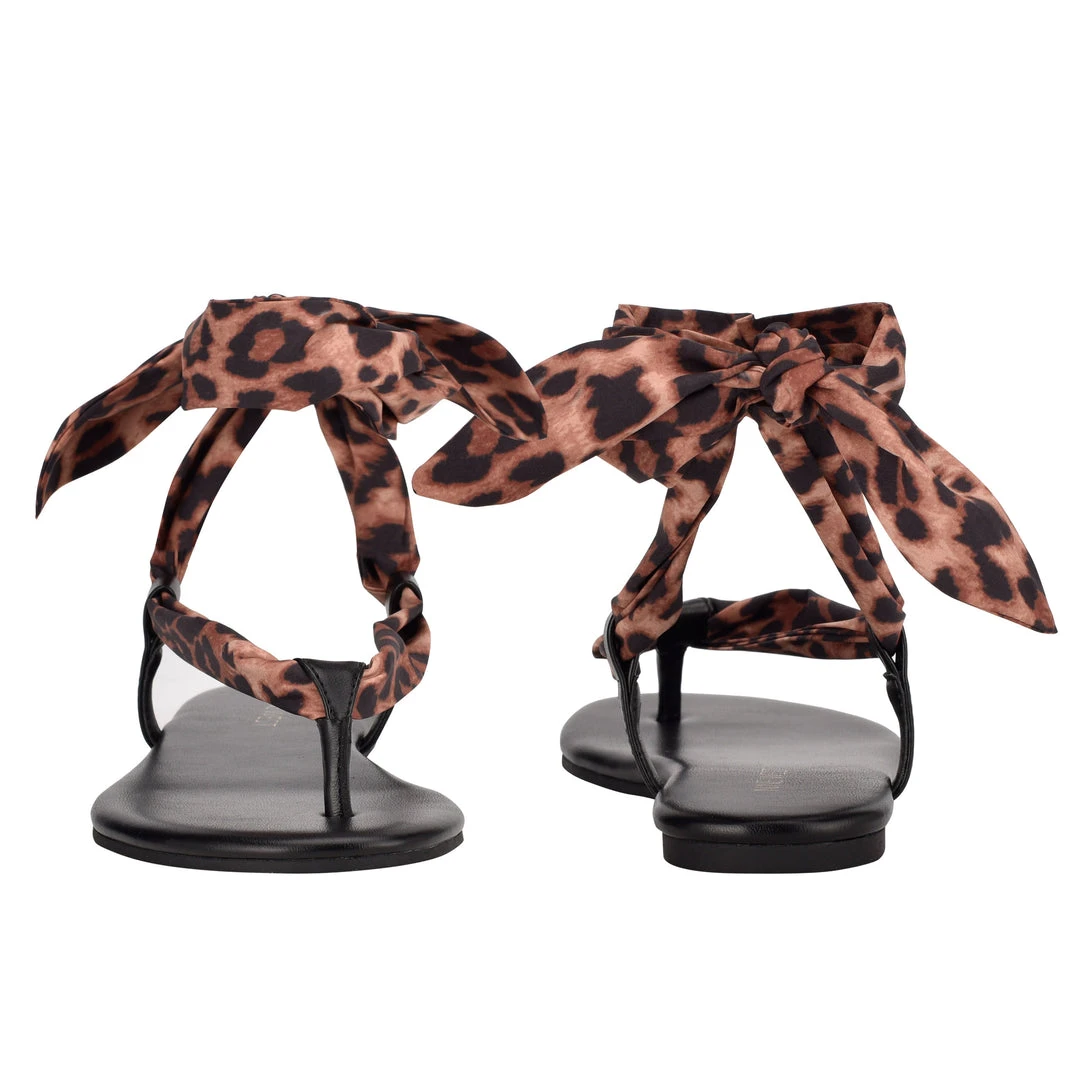 Nine West Trap Ankle Wrap Flat Sandals Lace It Up 6 Nine West Trap Ankle Wrap Flat Sandals Lace It Up