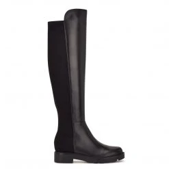 Nine West Tread Over The Knee Lug Sole Boots Shoes