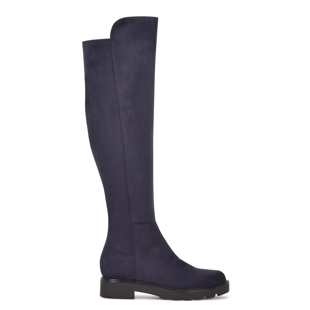 Nine West Color Pop Tread Over The Knee Lug Sole Boots 3 Nine West Color Pop Tread Over The Knee Lug Sole Boots