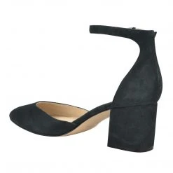 Nine West Heels Trini Ankle Strap Block Heel Pumps 4 Nine West Heels Trini Ankle Strap Block Heel Pumps