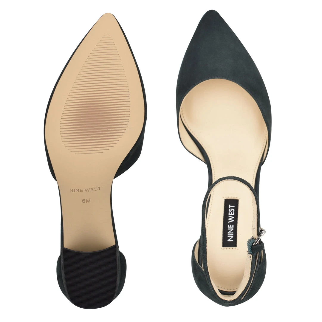 Nine West Heels Trini Ankle Strap Block Heel Pumps Nine West Heels Trini Ankle Strap Block Heel Pumps