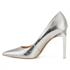 Nine West Trixi Pointy Toe Pumps Metallic Mindset