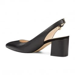 Nine West Heels Tulip Block Heel Slingback Pumps 4 Nine West Heels Tulip Block Heel Slingback Pumps