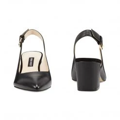 Nine West Heels Tulip Block Heel Slingback Pumps 6 Nine West Heels Tulip Block Heel Slingback Pumps
