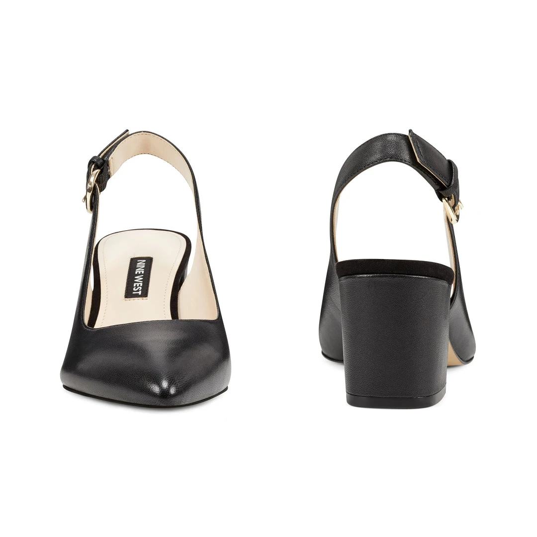 Nine West Heels Tulip Block Heel Slingback Pumps Nine West Heels Tulip Block Heel Slingback Pumps