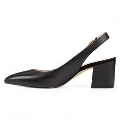 Nine West Heels Tulip Block Heel Slingback Pumps 5 Nine West Heels Tulip Block Heel Slingback Pumps