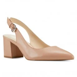 Nine West Tulip Block Heel Slingback Pumps Heels