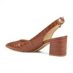 Nine West Heels Tulip Block Heel Slingback Pumps 4 Nine West Heels Tulip Block Heel Slingback Pumps