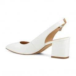 Nine West Heels Tulip Block Heel Slingback Pumps