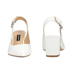 Nine West Heels Tulip Block Heel Slingback Pumps