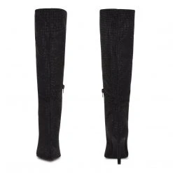 Nine West Tysh Rhinestone Dress Boots Heel Appeal