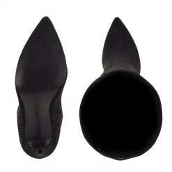 Nine West Tysh Rhinestone Dress Boots Heel Appeal