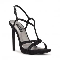 Nine West Ulliy Heeled Dress Sandals 8 Nine West Ulliy Heeled Dress Sandals