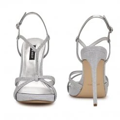 Nine West High Impact Platforms Ulliy Heeled Dress Sandals