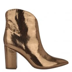 Nine West Metallic Mindset Umay Western Booties