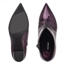 Nine West Metallic Mindset Umay Western Booties