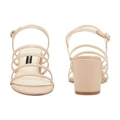 Nine West Heels Unique Open Toe Sandals 6 Nine West Heels Unique Open Toe Sandals