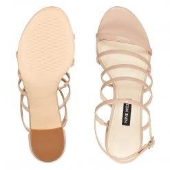Nine West Heels Unique Open Toe Sandals 7 Nine West Heels Unique Open Toe Sandals