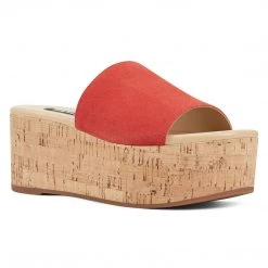 Nine West Vale Platform Slide Sandals Weave Got You