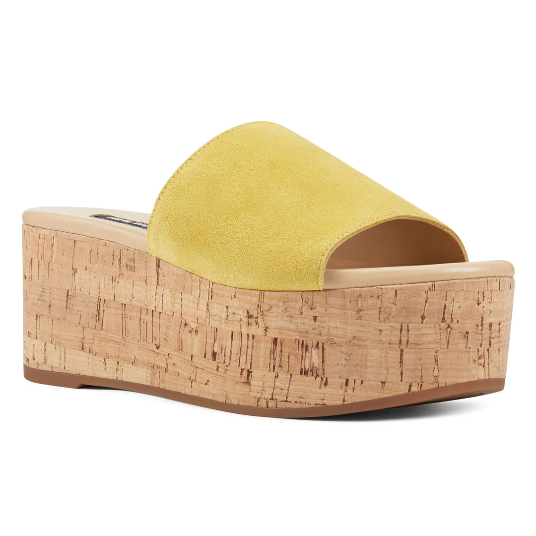 Nine West Weave Got You Vale Platform Slide Sandals 4 Nine West Weave Got You Vale Platform Slide Sandals