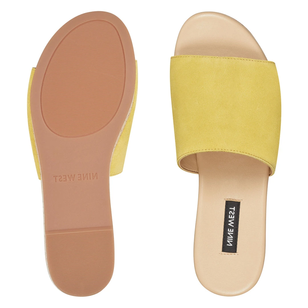 Nine West Weave Got You Vale Platform Slide Sandals 8 Nine West Weave Got You Vale Platform Slide Sandals