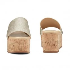 Nine West Vale Platform Slide Sandals