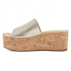 Nine West Vale Platform Slide Sandals