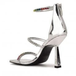 Nine West Color Pop Vavoom Rhinestone Strappy Dress Sandals