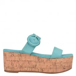 Nine West Very Platform Slide Sandals Weave Got You