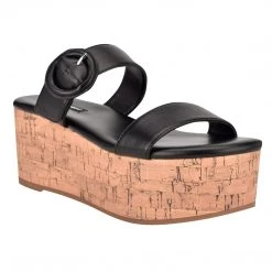 Nine West Very Platform Slide Sandals Weave Got You