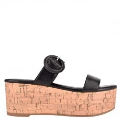 Nine West Very Platform Slide Sandals Weave Got You