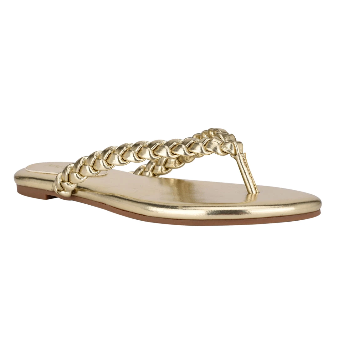 Nine West Metallic Mindset Wantit Flat Slide Sandals Nine West Metallic Mindset Wantit Flat Slide Sandals