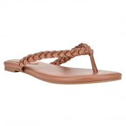 Nine West Wantit Flat Slide Sandals Fun Flats