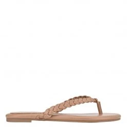 Nine West Wantit Flat Slide Sandals Fun Flats