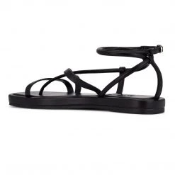Nine West Waren Strappy Flat Sandals 9 Nine West Waren Strappy Flat Sandals