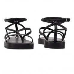 Nine West Waren Strappy Flat Sandals 10 Nine West Waren Strappy Flat Sandals