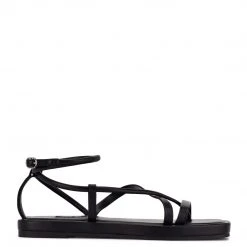 Nine West Waren Strappy Flat Sandals