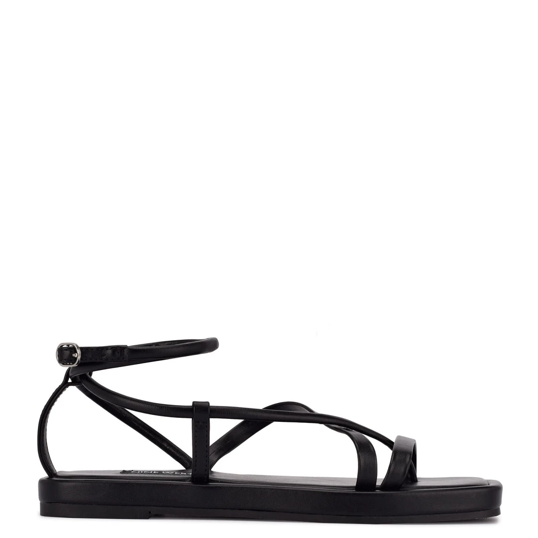 Nine West Waren Strappy Flat Sandals 3 Nine West Waren Strappy Flat Sandals