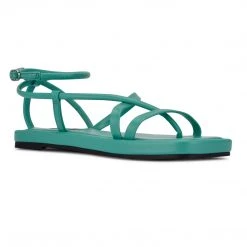 Nine West Waren Strappy Flat Sandals