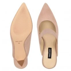Nine West Watchit Pointy Toe Mules Heel Appeal