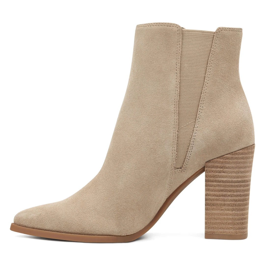 Nine West Heels Watchme Block Heeled Booties 6 Nine West Heels Watchme Block Heeled Booties