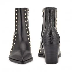 Nine West What Studded Block Heel Booties 10 Nine West What Studded Block Heel Booties