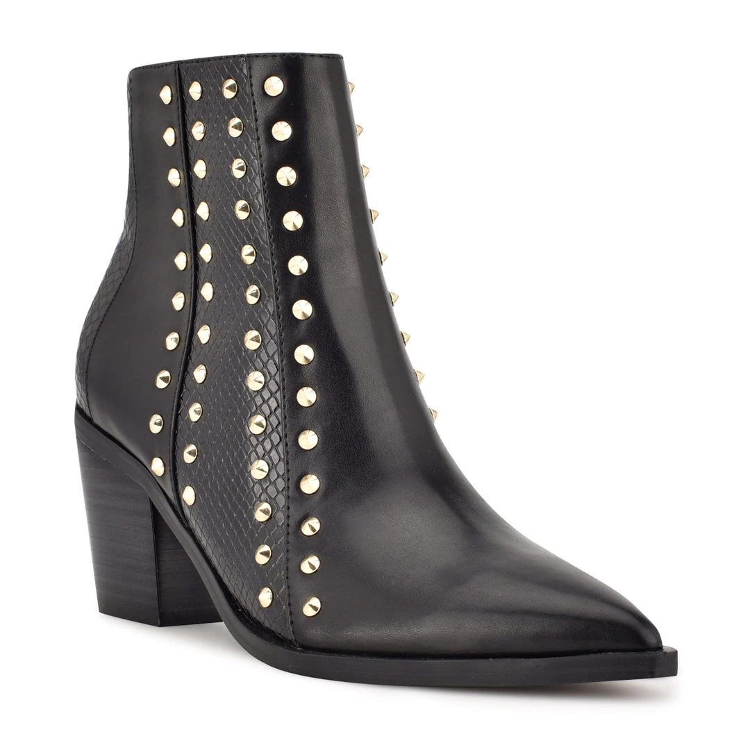 Nine West What Studded Block Heel Booties 4 Nine West What Studded Block Heel Booties