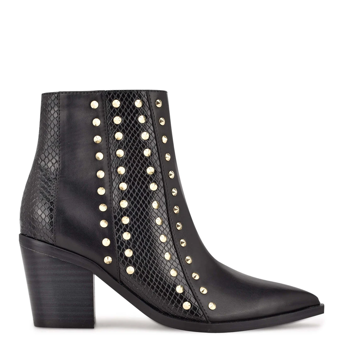 Nine West What Studded Block Heel Booties 3 Nine West What Studded Block Heel Booties