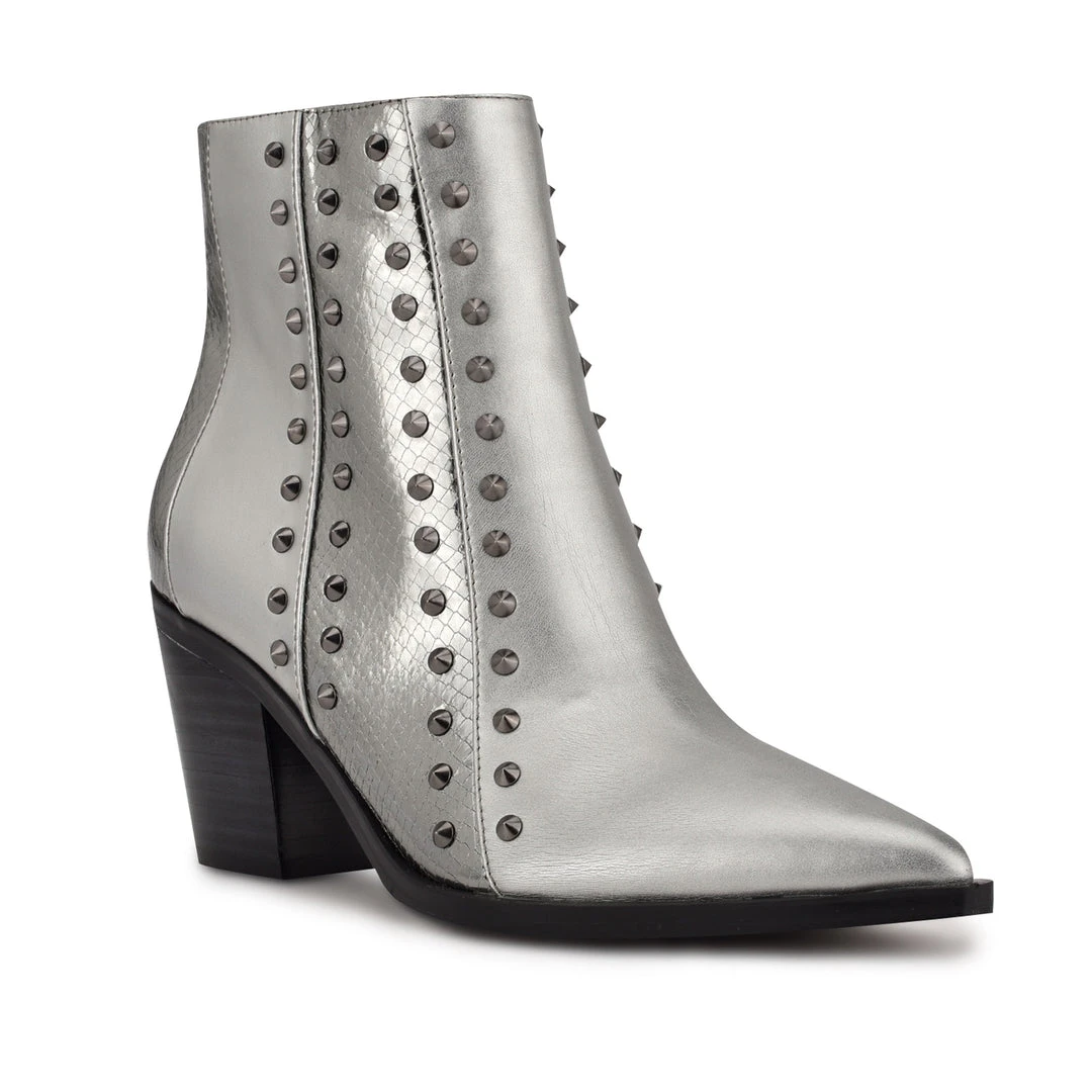 Nine West What Studded Block Heel Booties 4 Nine West What Studded Block Heel Booties