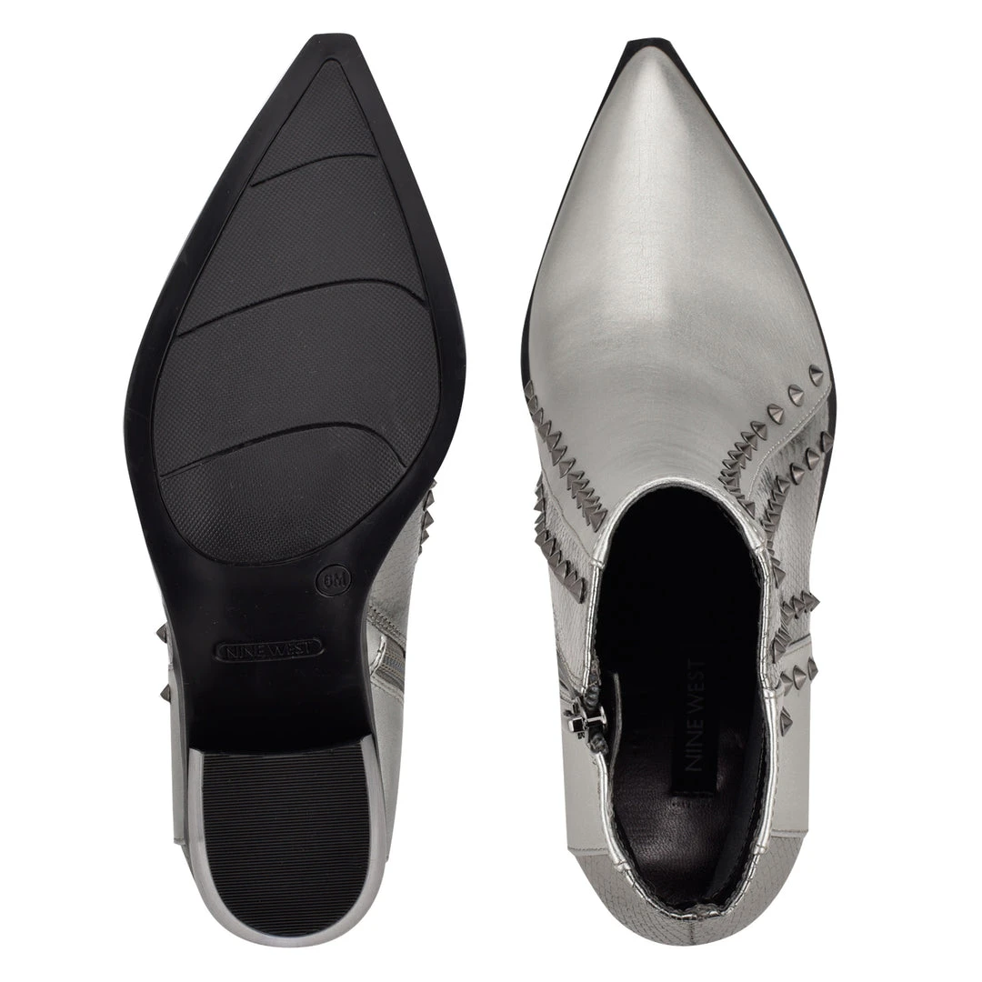 Nine West What Studded Block Heel Booties 7 Nine West What Studded Block Heel Booties