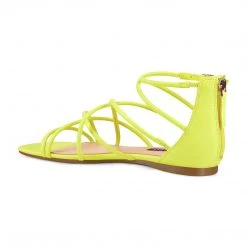 Nine West Color Pop Whisper Flat Strappy Sandals