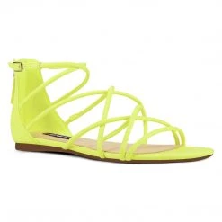 Nine West Color Pop Whisper Flat Strappy Sandals