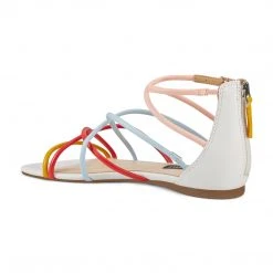 Nine West Flats Whisper Flat Strappy Sandals